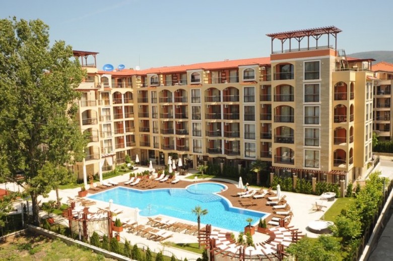 1 BED pool view apartment, 64 sq.m.  in top class Harmony Suites 2 (Sunny beach)
