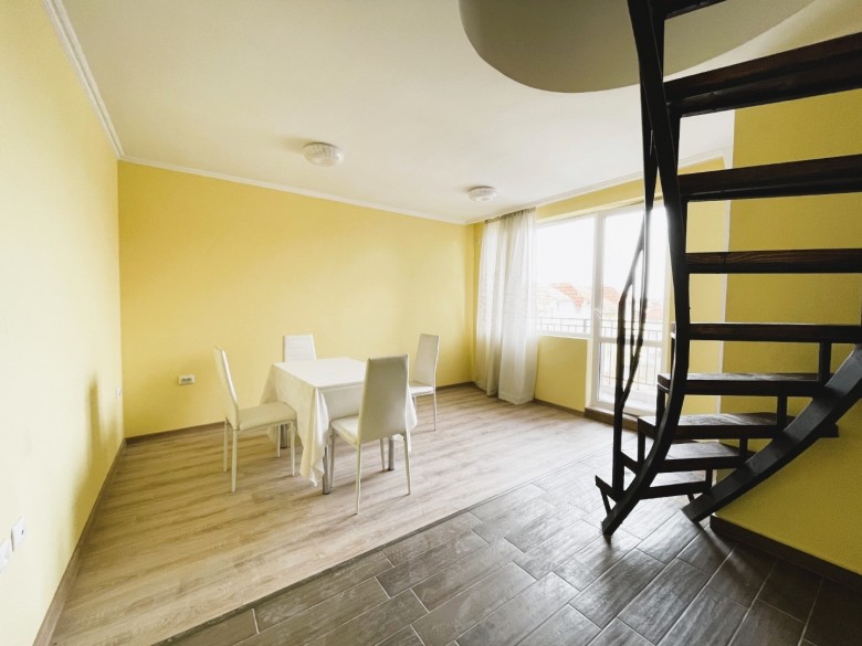 No commission: Fully furnished studio apartment with panoramc views, 42 sq.m. in Royal Sun (Sunny beach)